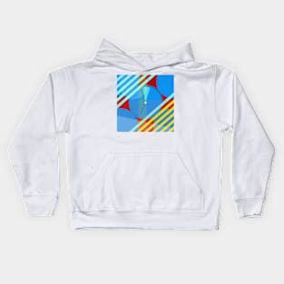 blue watch Kids Hoodie